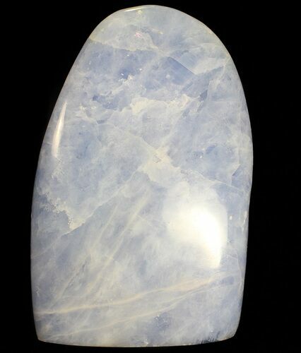 Polished, Blue Calcite Free Form - Madagascar #71462